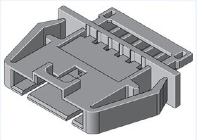 70107-5040, SL Male Connector Housing, 2.54mm Pitch, 6 Way, 1 Row 70107-5040, SL Male Connector Housing, 2.54mm Pitch, 6 Way, 1 Row