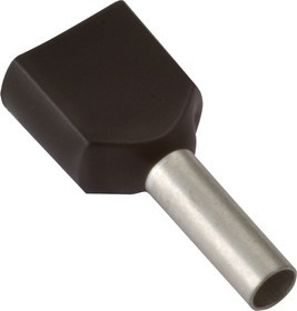 966144-6 (DTE01508), Наконечник 2 х 1.5мм² черный
