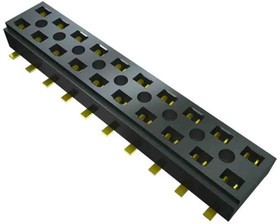 CLT-102-02-L-D-TR, CLT Series Vertical Surface Mount PCB Socket, 2-Contact, 2-Row, 2mm Pitch, Press-In Termination