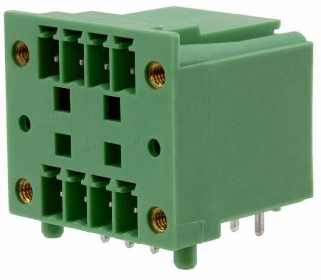 1842937, Pluggable Terminal Blocks 4 Pos 3.81mm pitch Through Hole Header