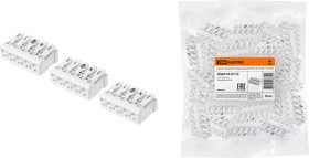 Клемма пружинная соединительная КСП5-3L+N+PE, 16 A TDM