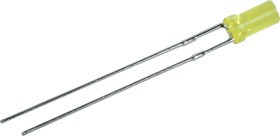 L-424YDT, Светодиод цилиндрический желтый 100° d=3мм 4мКд 588нМ