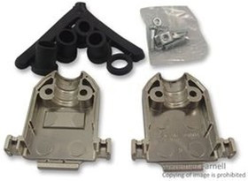 3357-6209-1C, Connector Accessories D-Sub Junction Shell 9 POS Acrylonitrile Butadiene-Styrene
