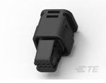 2112593-1, Conn Housing RCP 6 POS 1.8mm Crimp ST Cable Mount Black Box