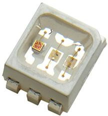 ASMT-YTD9-0AA02, Светодиод, Красный, Зеленый, Синий, SMD (Поверхностный Монтаж), 120 °, Прямоугольная