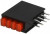 L-914CK/4IDT, LED; in housing; red; No.of diodes: 4; 20mA; Lens: red,diffused