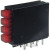 L-914CK/4IDT, LED; in housing; red; No.of diodes: 4; 20mA; Lens: red,diffused