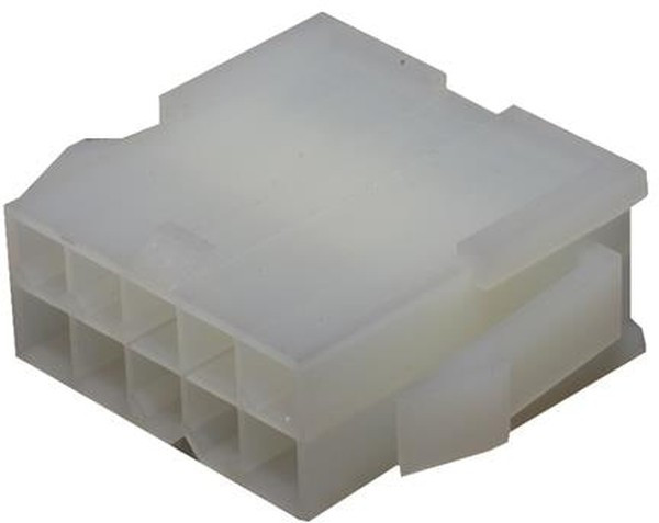 39-01-2101, Mini-Fit Jr Male Connector Housing, 4.2mm Pitch, 10 Way, 2 Row