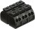 4-wire device connection terminal, 2 pole, pitch 12 mm, 0.5-4.0 mm², AWG 20-12, 32 A, 500 V, push-in, 862-1552