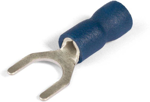 НВИ 2.5-4, Наконечник вилочный изолированный синий 1.0-2.5 мм²
