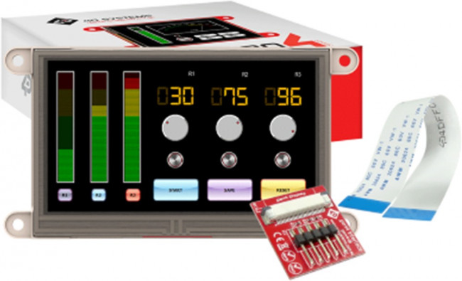 gen4-uLCD-43D, Display Modules 4.3", 480x272 pixels Slim Display Module