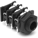 ACJS-PHOP, Телефонный аудио разъем, Stereo, 6.35mm, 3 контакт(-ов), Гнездо, Монтаж в Панель ACJS-PHOP, Телефонный аудио разъем, Stereo, 6.35mm, 3 контакт(-ов), Гнездо, Монтаж в Панель