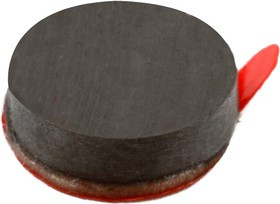 Ферритовый магнит диск 8х2 мм с клеевым слоем