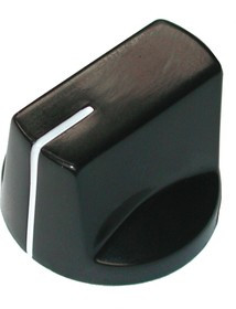 46118, D19мм, отв. 6мм с лыской, Ручка пластик