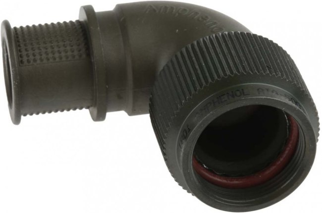 AIA-5003-13-00- 90-10-AA-04, Amphenol Right Angle Circular Connector Backshell, For Use With Mil-C-38999 Series III