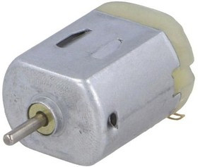 611, Двигатель: DC, без передачи, 1-9ВDC, Ось: гладкая
