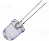 OS5YPMA131A, LED; 10mm; yellow; 14400?170000mcd; 30°; Front: convex; 1.8?2.6V