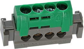 Клеммник зеленый 4*1.5-16мм2 | 004830 | Legrand