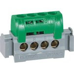 Клеммник зеленый 4*1.5-16мм2 | 004830 | Legrand