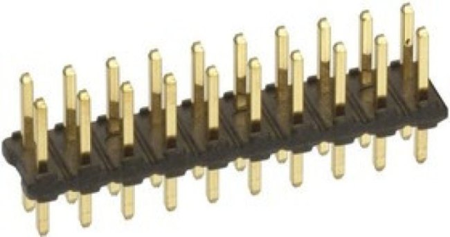 M22-2020305, M22 Series Straight Through Hole Pin Header, 6 Contact(s), 2.0mm Pitch, 2 Row(s), Unshrouded