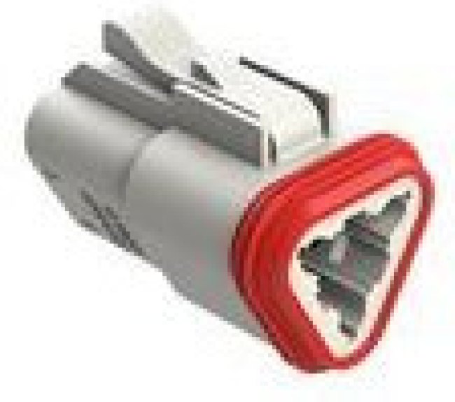 AT06-3S-WHT, AUTOMOTIVE HOUSING, PLUG, 3POS, 13A, WHT