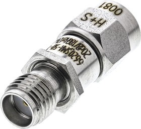 6620_SMA-50-1/199_NE, 50 RF Attenuator SMA Connector SMA Plug to Socket 20dB, Operating Frequency DC 18GHz