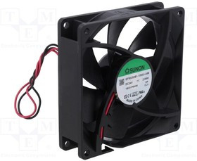 EF92252B1-A99, Вентилятор: DC; осевой; 24ВDC; 92x92x25мм; 82куб.м/ч; 34дБА; шариковый