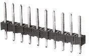 826936-4, AMPMODU MOD II Series Straight Through Hole Pin Header, 4-Contact, 2.54mm Pitch, 1-Row, Unshrouded