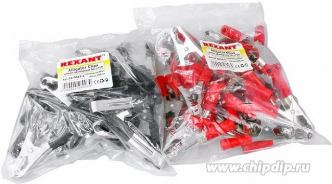 FD-1719 красный, Зажим "крокодил" 100А длина 105 мм (OBSOLETE) FD-1719 красный, Зажим "крокодил" 100А длина 105 мм (OBSOLETE)