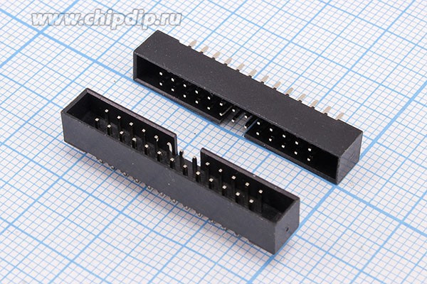 L-KLS1-202B-26-S-B, Вилка на плату BH2-26, 26 контактов, 2.0x2.0мм; Q-2080 K штек IDC\P2,0x2,0\26P\плат\\ KLS1-202B-26-S-B\[BH2-26