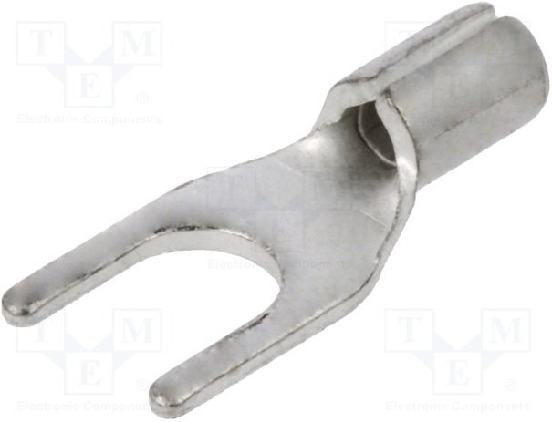 BM 01120, Наконечник: вилка, M4, 0,25-1,5мм2, обжим, на провод, луженые,медь