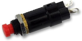 T0916SOAAB, Кнопочный переключатель, Серия 916, 7.1 мм, SPST-NO, Momentary, Круглый, Черный