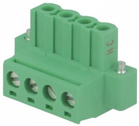 MSTB2.5HC/4-STF, Разъемный клеммник, 5мм, Кол-во полюс: 4, прямой, вилка, "мама"