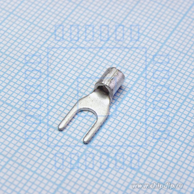 GSNB 2-4S, (GSNB 2-4S), наконечник кабельный вилочный без изоляции d=4.3мм, сеч. пров.1.5-2.5мм2 GSNB 2-4S, (GSNB 2-4S), наконечник кабельный вилочный без изоляции d=4.3мм, сеч. пров.1.5-2.5мм2