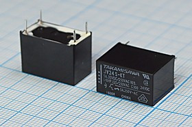 Реле 24В, JV24S-KT, 5A,250V,30V; №7662 реле 24В\\JV24S-KT\ 5A,250V,30V\