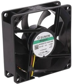 MF80251V3-1000U-G99, Вентилятор осевой, 12В DC, 80x80x25мм, подшипник Vapo, 55куб.м/ч, 28дБА