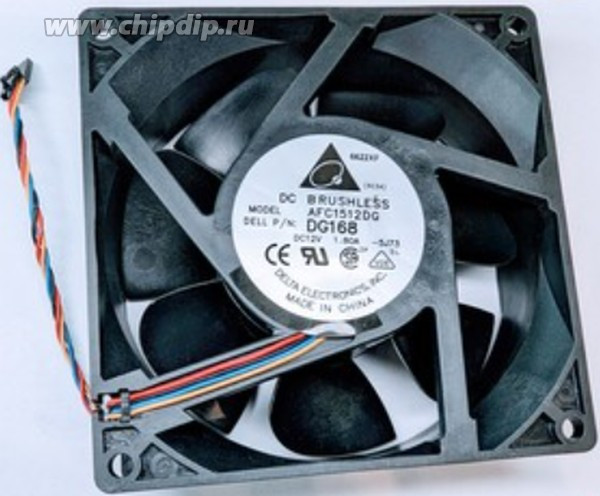 Вентилятор Delta Electronics AFC1512DG P/N:NC466 DC 12v 1.8A 4pin 150x50