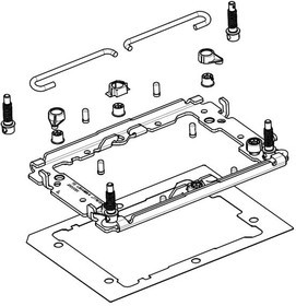 3-2330550-2, IC &amp; Component Sockets P5 Bolster plate with dust cover