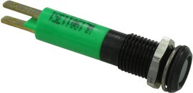 WL-19011351, PANEL MOUNT INDICATOR, LED, 8MM, GREEN, 24V