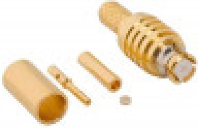 SMP-FS-C19, SMP STRAIGHT CRIMP PLUG FOR RG-178 AND RG-196 CABLE, 50 OHM 94AC8433 SMP-FS-C19, SMP STRAIGHT CRIMP PLUG FOR RG-178 AND RG-196 CABLE, 50 OHM 94AC8433