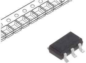 74HCT2G17GV,125, IC: digital; buffer,non-inverting; Ch: 2; CMOS,TTL; SMD; SC74; HCT