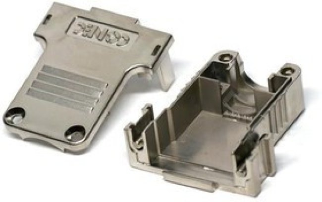 165X14619X, D-Sub Backshells DSUB 9-50POS STR ENTRY PLSTC HOOD