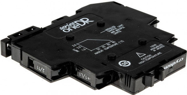 DR24D03, DR24D03 Series Solid State Interface Relay, 32 V dc Control, 3 A Load, DIN Rail Mount