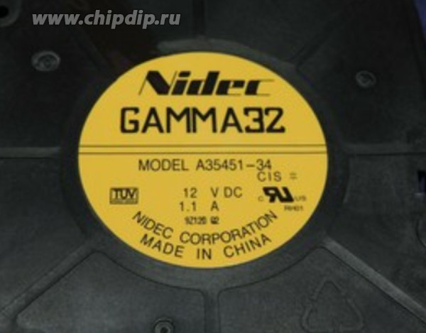 Вентилятор Nidec Gamma32 A35451-34 120x32мм 12V 1.1A OEM