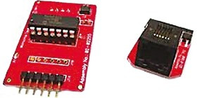 AC244045, Разъем отладки, комплект расширения процессора PIC10F322-ICE, отладка семейства PIC10F320 / 322