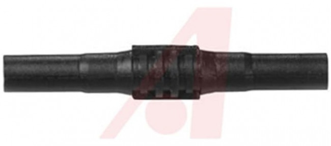 BU-32601-0, Black, Female Banana Coupler With Brass contacts and Nickel Plated BU-32601-0, Black, Female Banana Coupler With Brass contacts and Nickel Plated