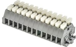 261-112/341-000, 261 Series Grey Terminal Strip, 2.5mm², Single-Level, Clamp Termination 261-112/341-000, 261 Series Grey Terminal Strip, 2.5mm², Single-Level, Clamp Termination