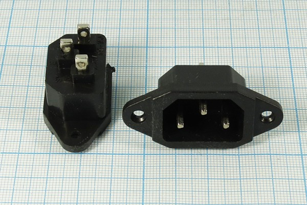 AC-016, Разъём питания , одинарный