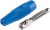 930046102, Blue Male Banana Plug - Screw, 30 V ac, 60 V dc