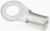 8-6, R Uninsulated Ring Terminal, 6mm Stud Size, 6.6mm² to 10.5mm² Wire Size